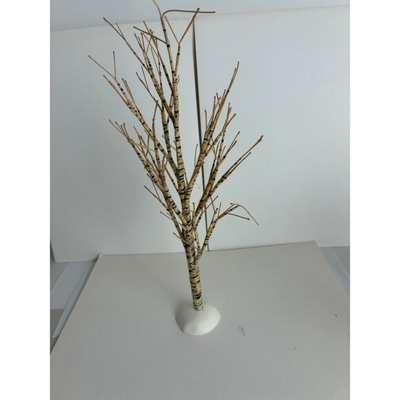 Dept. 56 Christmas Tree Village Winter Birch Trees Set of 8 Box Various Sizes - Picture 2 of 8